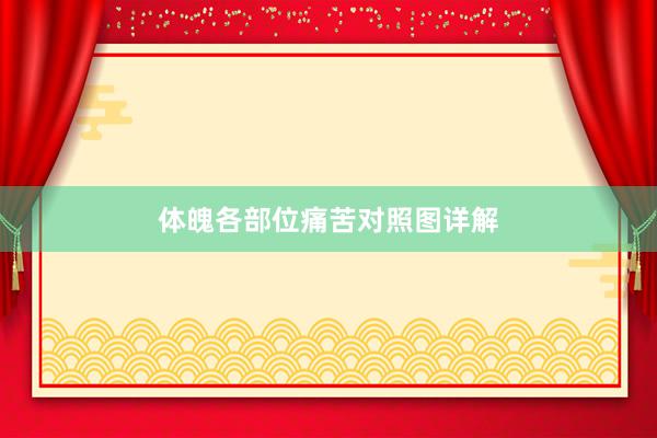 体魄各部位痛苦对照图详解